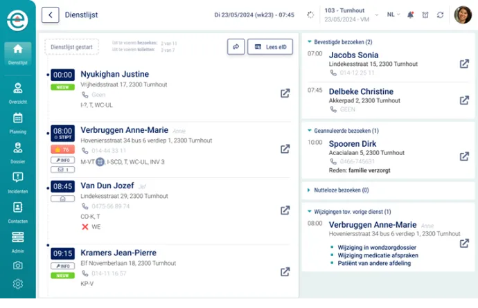Screenshot of Nurs-e